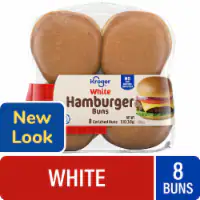 Kroger® White Hamburger Buns