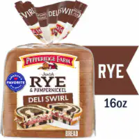 Pepperidge Farm Jewish Rye and Pumpernickel Swirl Bread