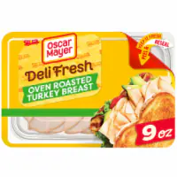 Oscar Mayer Deli Fresh Oven Roasted Turkey Breast Thin Sliced Lunchmeat