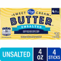 Kroger® Unsalted Butter Sticks
