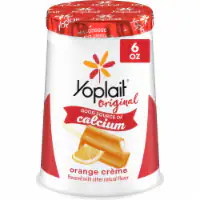 Yoplait Original Orange Creme Flavored Low Fat Yogurt Cup