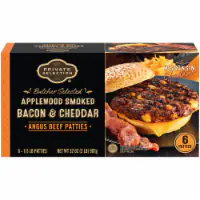 Private Selection® Applewood Smoked Bacon & Cheddar Angus Beef Patties